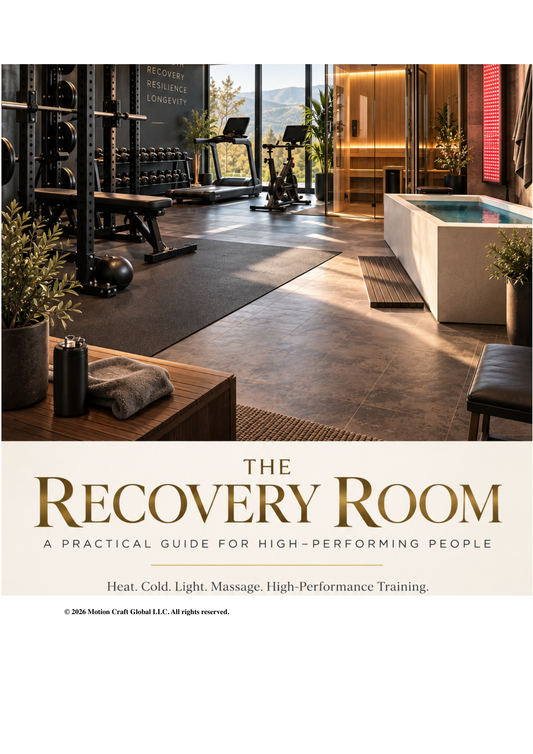 The Recovery Room: The Guide to Buying Saunas, Cold Plunges, Red Light, Massage Chairs & Home Gyms